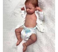 Zero Pam Muñecas Bebe Reborn Niño,48CM -Bebe Reborn Silicona Cuerpo Completo, Bebes Reborns De Silicona Cuerpo Entero Realistas Y Reciennacida Como Un Bebé Real, Aspecto Real, Con Accesorios Completos