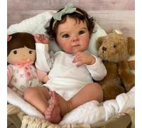 Zero Pam Muñecas Bebe Reborn Silicona 48 CM Muñecos Recién Realistas para Que Parecen Reales Bebés De Silicona como Personas Bebés Renacidos Anatómicamente Correctos para Dormir Bebes Realista