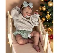 Zero Pam Muñecas Reborn Bebé Niña Ojos Cerrados, 45 CM Bebe De Silicona Cuerpo Entero, Muñeca Recién Nacida Realista, Anatómicamente Correcto Muñecas Bebé De Aspecto Real (Contemporáneo)