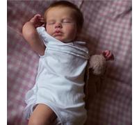 Zero Pam Muñecas Reborn Niño 50 CM Muñecas Realistas para Bebés Recién Nacidos,muñeca De Silicona para Niños Pequeños Muñeca Reborn Durmiendo Que Parece Real