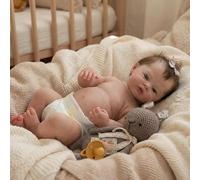 Zero pam Muñecas Reborn Realistas, bebé reborn de 18 pulgadas 48 cm, muñeca de silicona completa, bebés recién nacidos realistas, muñeca reborn auténtica como la vida misma, muñecas de bebé de