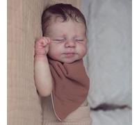 Zero pam Muñecas reborn realistas,Reborn bebé niño 18 pulgadas 48 cm, muñeca de silicona completa bebé realista, muñecas realistas recién nacidos, muñecas de silicona para bebés de la vida real