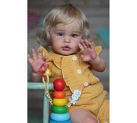 Zero Pam Muñecas Reborn Toddler Grande 60 CM Bebe Reborn Niña Realista Muñecas Recien Nacidos Bebés De Silicona Reales Muñecas Reborns Silicona Blanda con Cuerpo De Tela Suave