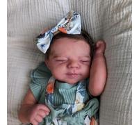 Zero Pam Realistic Reborn Baby Dolls Girl,18 Inch Lifelike Anatomically Correct Newborn Doll That Look Real, Sleeping Reborn Toddler Babies As Gifts For Kids 3+