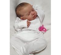 Zero pam Reborn Baby Doll Como Bebé Real 20 Pulgadas 50 cm Reborn Baby Full Silicone Vinilo Realista Lavable, Muñecas de Bebé Realistas para Niños Pequeños