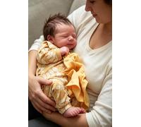 Zero pam Reborn Baby Dolls - Muñeca de vinilo de cuerpo completo con ojos cerrados, muñeca de 18 pulgadas, muñeca realista de bebé, bebé recién nacido que parece bebés reales, bebés recién nacidos