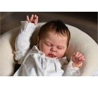 Zero Pam Reborn Baby Dolls Realistic Baby Doll, 48CM Real Life Babys Doll, Sleeping Realistic Babys, Cute Reborn Dolls for Girls Age 3+, Soft Cloth Body with Accessories, 3D Skin, Posable Limb