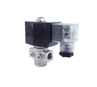 Zero-pressure start 1/4" 24VDC 220V Orifice 1.5mm/2.5mm/3/4/5/6mm 2 way stainless steel water N.O solenoid valve heat proof coil(Orifice 6mm,DC24V)