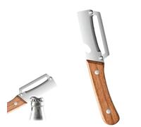 Zero Snag Wooden Peeler with Bottle Opener for Fruit Apple Potato Pumpkin Papaya Carrot (1 pcs)