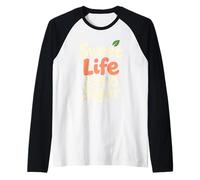 Zero Sugar Lifestyle Keto Control de glucosa bajo en carbohidratos Camiseta Manga Raglan