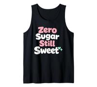 Zero Sugar Lifestyle Keto Control de glucosa bajo en carbohidratos Camiseta sin Mangas