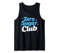 Zero Sugar Lifestyle Keto Control de glucosa bajo en carbohidratos Camiseta sin Mangas