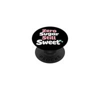 Zero Sugar Lifestyle Keto Control de glucosa bajo en carbohidratos PopSockets PopGrip Adhesivo