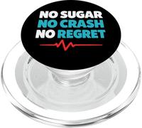 Zero Sugar Lifestyle Keto Control de glucosa bajo en carbohidratos PopSockets PopGrip para MagSafe