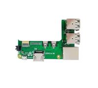 Zero to Pi3 USB HUB RJ45 Ethernet Zero 2W a 3B Adaptador de interfaz para Raspberry Pi