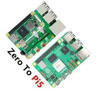 Zero to Pi5 - Adaptador de interfaz Zero 2 W a Pi5, placa de expansión Zero Pi0 USB HUB RJ45 HAT para Raspberry Pi