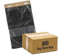 Zero Waste USA® - 800 bolsas de repuesto para estaciones de residuos de perros ONEpul® - Dispensa 1 bolsa a la vez con nuestra correa de tracción de marca registrada. Diseñado para adaptarse a
