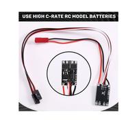ZEROAXIS 3.7-13V Two-Way Bidirectional Brushed ESC Differential Electronic Speed Controller for RC Tank Crawler Cars