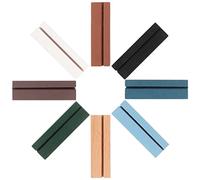 Zerodeko 1 Conjunto Base De La Tarjeta Corrección Memorándum Bolígrafo Papelera Destacar Bandeja Clip para Sujetar El Árbol De Fotos Pastel Titular De La Carta Largo Clips De Madera 8pcs