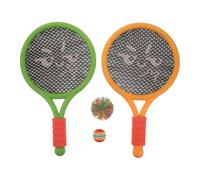 Zerodeko 1 Juego de Raqueta de Tenis para niños - Kit de Tenis para niños al Aire Libre - Raqueta de plástico con Pelota - Juguete Deportivo para para el Patio Trasero, el Parque, la Playa y
