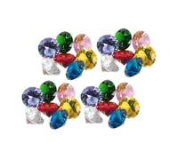 Zerodeko 1 Juego Perforaciones Acrílicas Manualidades Gemas Cristales De Transparentes Cubitos De Hielo Reutilizables Joyas del Cubos De Cofre Gemas 200 Piezas