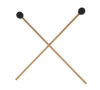 Zerodeko 1 Par de Mazas de Hilo Suaves para Marimba y Xilófono con Mango de Plástico Baquetas de Percusión Ligeras y Duraderas para Uso Educativo y Profesional Accesorios Musicales para
