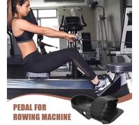 Zerodeko 1 Par de Pedales Planos Aplicables para Máquina de Ejercicio de Interior Accesorios de Fitness Ajuste Cómodo para Entrenamiento Completo de Cuerpo