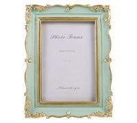 Zerodeko 1 Pc adornos decorativos para marcos de fotos centros de mesa de comedor soporte de pared decoración vintage foto decoración de oro marco de la foto marco de fotos sencillo
