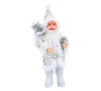 Zerodeko 1 Pc Colgante De Papá Noel Campana Neto Pontón Decoración Puerta Árbol Plegable Exterior Vara Decoraciones Navidad Colgante Al Aire Equipo Educación Física Silver