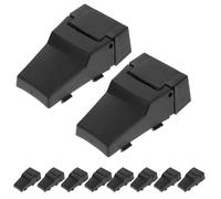 Zerodeko 10 Clips de Repuesto para Cubos de Basura de Plástico Pp Compatibilidad y Fácil Instalación para Uso en Hogares, Hoteles y Supermercados