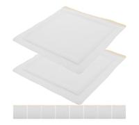 Zerodeko 10 Parches Autoadhesivos Desechables de Aceite de Ricino, Antifugas, Alta Absorción para Masaje Corporal, Relajación de Vientre y Pies, Uso Doméstico y Viajes