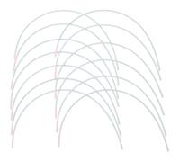 Zerodeko 10 Pares de Anillos de Acero para Sujetadores Aros, Accesorios Metálicos para Reparación de Copas de Sujetador, Soporte Resistente para Sujetadores Alambre, Uso en Costura y DIY