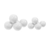 Zerodeko 10 Piezas Bolas de Ruleta Rusa de Acrílico Resistente la Deformación y Rotura, Accesorio Esférico para Juegos de Mesa y Noches de Juego