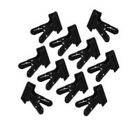 Zerodeko 10 Pinzas para Soporte De Fondo Abrazaderas Metálicas Rápidas - Retenedor De Soporte De Fondo - Pinzas De Resorte Resistentes para Tela De Fondo De PVC con Punta De Goma