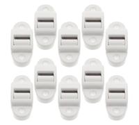 Zerodeko 10 Rodillos Guía de Correa de Plástico Cepillo Interno para Persianas Enrollables de 14mm, Accesorios de Repuesto para Sistemas de Cintas