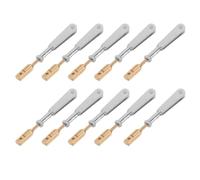 Zerodeko 10 Unidades de Varillas de Empuje con Clip metálico para avión RC - Horquilla metálica autoblocante con Rosca M2, eslabón rápido para maquetas de Aviones RC, Piezas de Bricolaje