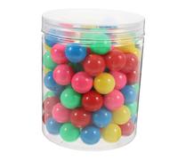 Zerodeko 100 Bolas Huecas de Plástico de 20 Mm para Juegos de Matemáticas y Probabilidad Diseño de Pista, Material Seguro para Niños y Alumnos de Primaria