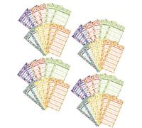 Zerodeko 100 hojas Sobres de Presupuesto Portátiles con Impresión de Frutas de Planificación Diaria Organizador Práctico para Control de Gastos y Administración Financiera Color Aleatorio