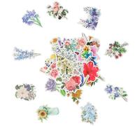 Zerodeko 100 Pegatinas Decorativas de PVC para Portátil y Equipaje, Duraderas y Resistentes, Ideales para Decoración DIY y Scrapbooking