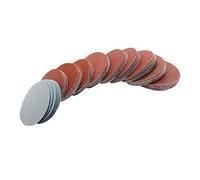 Zerodeko 100 Piezas Papel de lija con disco con base de terciopelo disco de papel de lija de repuesto de lija de repuesto disco de lija para lima de pies