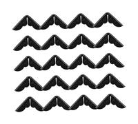 Zerodeko 100 piezas Protectores de Esquinas para Libros Cubierta Decorativa Vintage para Álbumes Scrapbooking y Cuadernos Fácil Instalación Resistente y Práctico