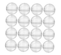 Zerodeko 100 Piezas Unidades Cápsulas Transparentes para Máquina de Chicles Bolas Plásticas Redondas de Recargas Vacías para Fiestas y Bolsas de Regalo