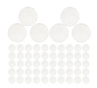 Zerodeko 100 Unidades Cuentas Redondas de Conchas de 4cm Doble Agujero para Manualidades Diy, Piezas de Concha Náutica Duraderas y Elegantes para Campanas de Viento y Decoración