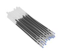 Zerodeko 100 Unidades Recambio Tecnología de Tela Calor por Bolígrafo para Borrable Negra de Borrado Térmico y Plástico Resistente, Adecuado para Proyectos de Bordado y Confección