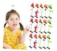 Zerodeko 100piezas Pinzas Pelo Brotes de Soja Horquillas para Fiestas Accesorios para Fiestas para Mujeres Brotes de Soja Pinzas de Festival Varios estilos