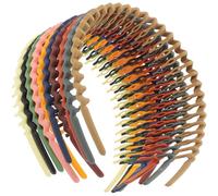 Zerodeko 10piezas Diadema De Verano Para Mujer Sencilla De Plástico Unidades Para Lavarse La Cara Accesorios Para Cabello Cinta De Pelo Para Verano