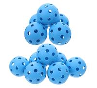 Zerodeko 12 Pelotas de Pickleball para Exteriores, Mini Pelota Peak de 26 | Pelotas de béisbol de plástico para práctica, para una retroalimentación precisa, seguras para el garaje y el patio