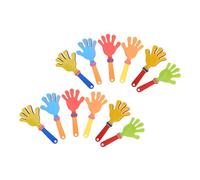Zerodeko 12 Piezas Aplausos De Colores Juguetes Para Hacer Ruido De Aplausos Para Fiestas Accesorios Para Animar Reutilizables Regalos De Fiesta Adultos