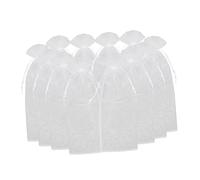 Zerodeko 12 Piezas Bolsa De Organza para Botellas De Vino Equipo Bolsas Botellas De Agua Bolsa De Dulces Bolsa De Botella De Vino Reutilizable Mochilas De Cuerdas Paño