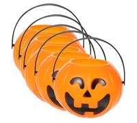 Zerodeko 12 Piezas De Accesorios para Cubos De Calabaza Calabazas Cubo De Dulces De Halloween Golosina Canasta De Dulces De Halloween Vajilla